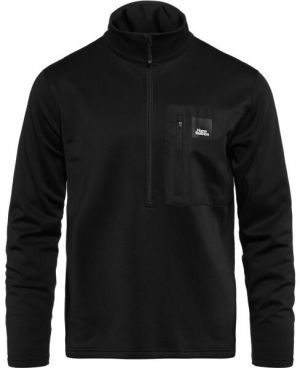 Horsefeathers MINER Pánska funkčná mikina, čierna, veľkosť