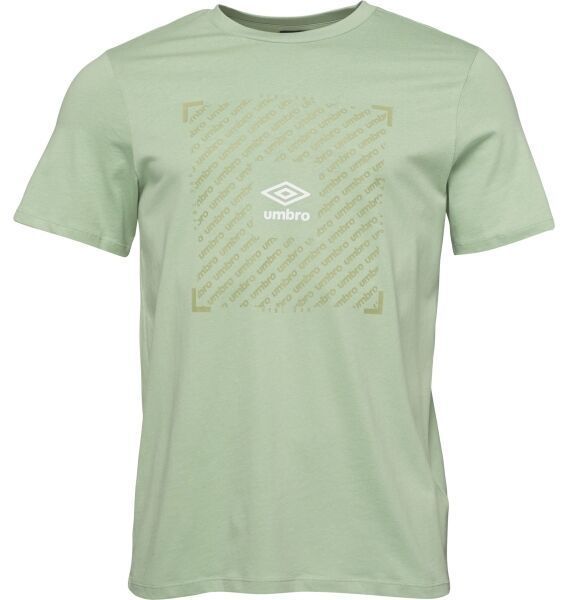 Umbro FTBL BOX GRAPHIC TEE Pánske tričko, svetlo zelená, veľkosť