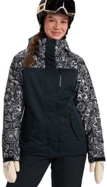 Roxy JETTY BLOCK JK Dámska bunda, čierna, veľkosť