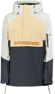 FUNDANGO BIRCH LOGO Dámska lyžiarska/snowboardová bunda, tmavo sivá, veľkosť