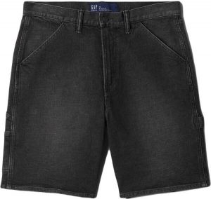 GAP STRAIGHT DENIM CARPENTER Pánske šortky, čierna, veľkosť
