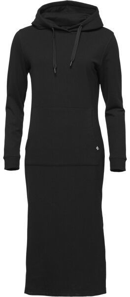 Willard ANIELA Dámske dlhé mikinové šaty, čierna, veľkosť