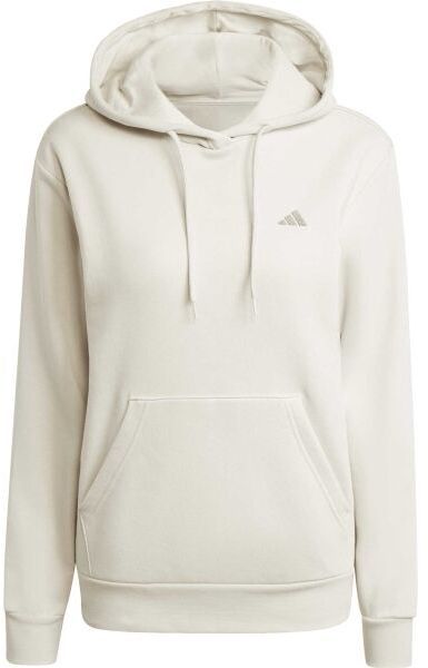 adidas ESSENTIALS SMALL LOGO FEEL COZY Dámska mikina, béžová, veľkosť
