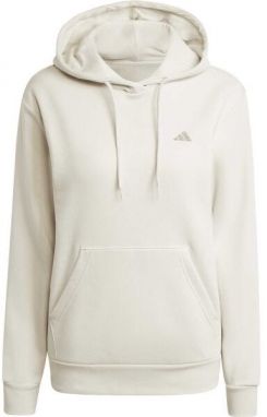 adidas ESSENTIALS SMALL LOGO FEEL COZY Dámska mikina, béžová, veľkosť