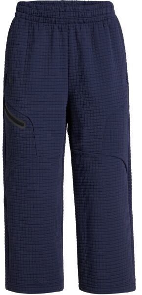 Under Armour UNSTOPPABLE FLC GRID CROP Dámska mikina, tmavo modrá, veľkosť