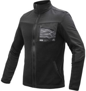 Sensor TEDDY Pánska flísová bunda, černá, veľkosť