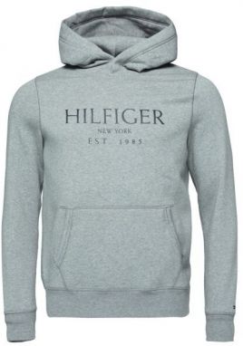 Tommy Hilfiger BIG HILFIGER HOODY Pánska mikina, sivá, veľkosť