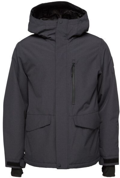 Quiksilver MISSION SOLID JK Pánska zimná bunda, tmavo sivá, veľkosť