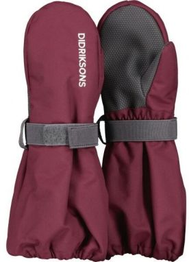 DIDRIKSONS BIGGLES Dievčenské rukavice, vínová, veľkosť 6-8Y