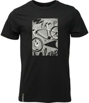 LOAP ALDAN Pánske tričko, čierna, veľkosť