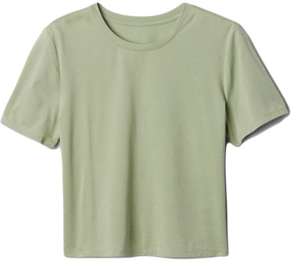 GAP V-GFIT BRUSHED JERSEY Dámske tričko, svetlo zelená, veľkosť