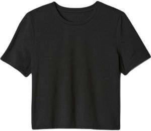 GAP V-GFIT BRUSHED JERSEY Dámske tričko, čierna, veľkosť