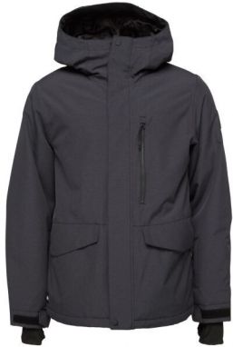 Quiksilver MISSION SOLID JK Pánska zimná bunda, tmavo sivá, veľkosť
