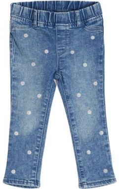 GAP V-JEG FOIL DOT Dievčenské džínsy, modrá, veľkosť