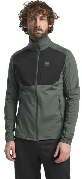 TENSON TXLITE FULL ZIP Pánska funkčná mikina, tmavo sivá, veľkosť