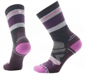 Smartwool W HIKE FULL CUSHION SATURNSPHERE CREW Dámske  ponožky, fialová, veľkosť