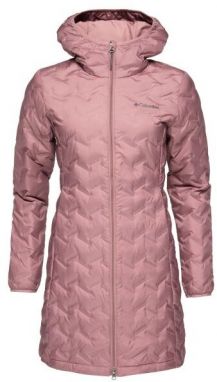 Columbia DELTA RIDGE™ II LONG DOWN JACKET Dámsky kabát, ružová, veľkosť