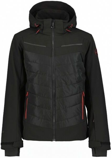 ICEPEAK FREMONT Pánska lyžiarska bunda, čierna, veľkosť