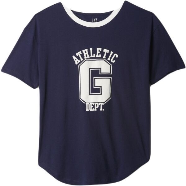 GAP FRCH SS ORGANIC VINTAGE Dámske tričko, tmavo modrá, veľkosť