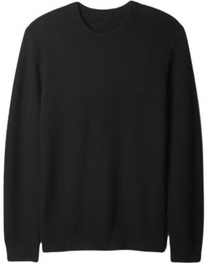 GAP MAINSTAY CREW TEXTURE Pánsky sveter, čierna, veľkosť