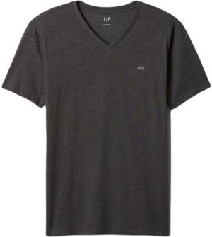 GAP V-FRCH EVERYDAY Pánske tričko, tmavo sivá, veľkosť