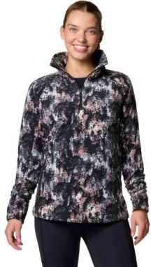 Columbia GLACIAL IV 1/2 ZIP Dámska mikina, čierna, veľkosť