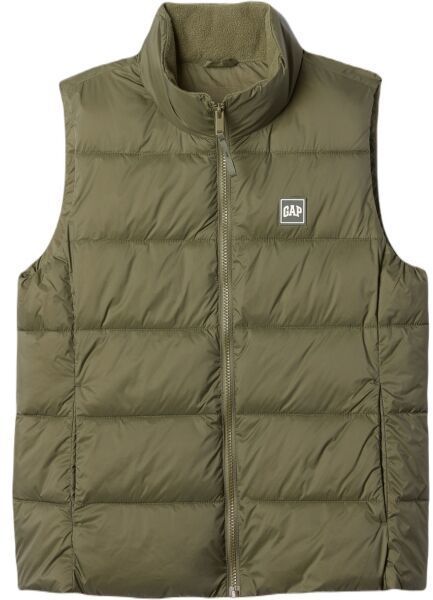 GAP V-FRCH LOGO Dámska vesta, khaki, veľkosť