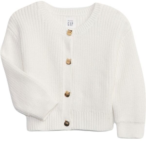 GAP BABY Detský sveter, biela, veľkosť