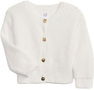 GAP BABY Detský sveter, biela, veľkosť