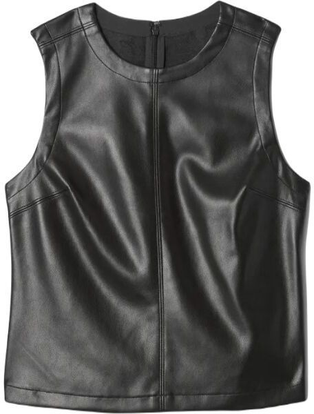 GAP VEGAN LEATHER Dámsky top, čierna, veľkosť