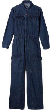 GAP LS BELTED UTILITY Dámsky overal, tmavo modrá, veľkosť