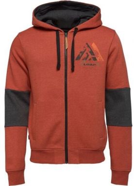 LOAP EDOS Pánska mikina, oranžová, veľkosť