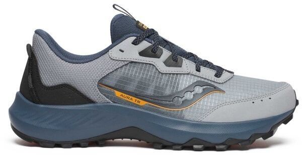 Saucony AURA TR Pánska bežecká obuv, sivá, veľkosť 45