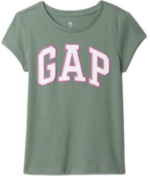 GAP V-HS Dievčenské tričko, zelená, veľkosť