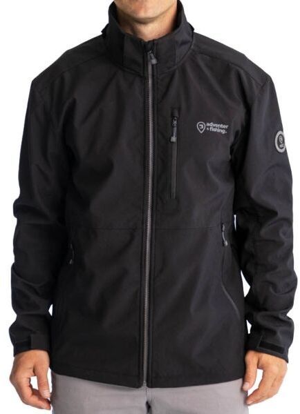 ADVENTER & FISHING BLACK Softshellová bunda, čierna, veľkosť