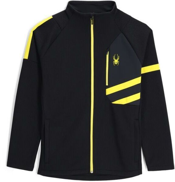 Spyder WENGEN BANDIT Pánsky funkčný sveter, čierna, veľkosť