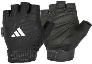 adidas ESSENTIAL ADJUSTABLE GLOVES Pánske rukavice na posilňovanie, čierna, veľkosť