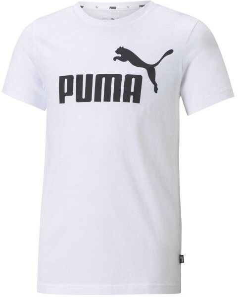 Puma ESS LOGO TEE B Chlapčenské tričko, biela, veľkosť
