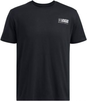 Under Armour LOGO COURT Pánske tričko, čierna, veľkosť S