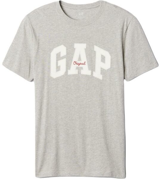 GAP V-FRCH EVERYDAY Pánske tričko, sivá, veľkosť