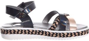 Junior League AKIR Dievčenské sandále, čierna, veľkosť