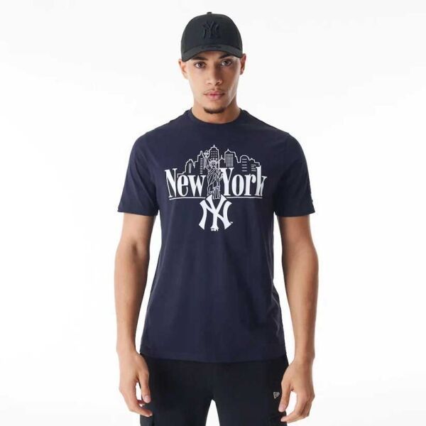 New Era NEW YORK YANKEES MLB Pánske tričko, tmavo modrá, veľkosť