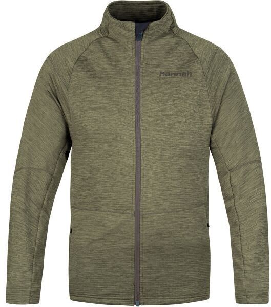 Hannah DRAGO Pánska funkčná mikina, khaki, veľkosť