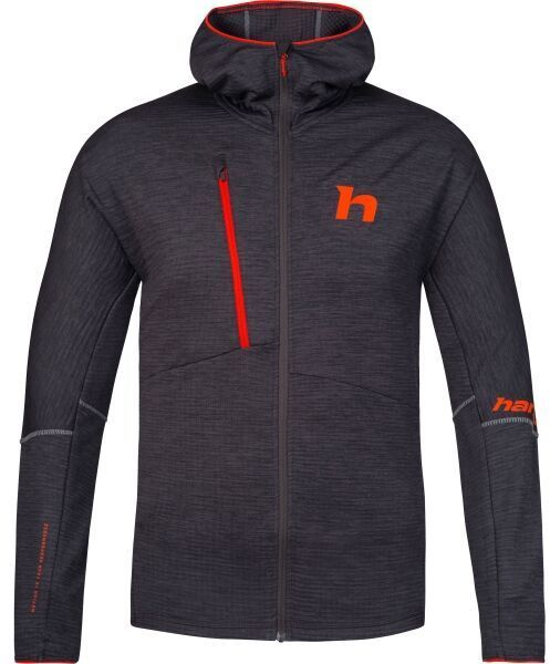 Hannah NIRO HOODY Pánska funkčná mikina, čierna, veľkosť