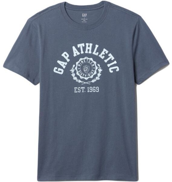 GAP ATHLETIC CREST Pánske tričko, modrá, veľkosť