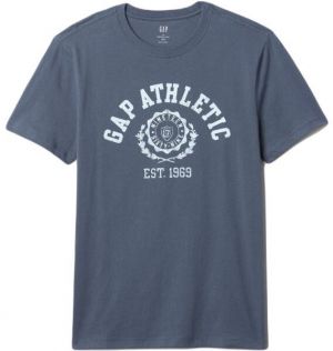GAP ATHLETIC CREST Pánske tričko, modrá, veľkosť