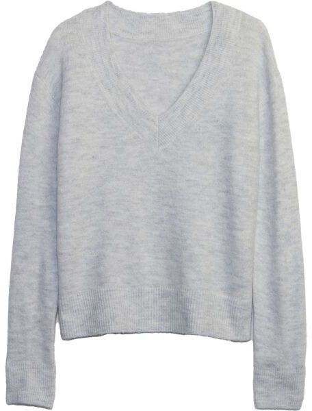 GAP V-FOREVERCOZY Dámsky sveter, sivá, veľkosť