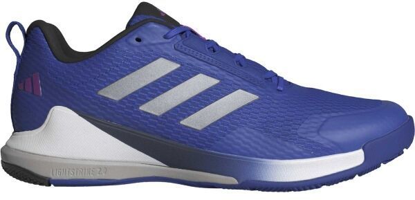 adidas NOVAFLIGHT 2 M Pánska halová obuv, modrá, veľkosť 41 1/3