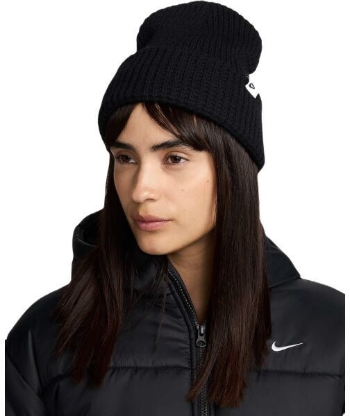 Nike PEAK BEANIE Dámska zimná čiapka, čierna, veľkosť