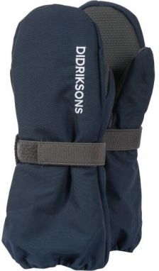 DIDRIKSONS BIGGLES Chlapčenské brankárske rukavice, tmavě modrá, veľkosť 0-2Y